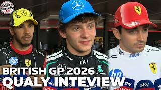 F1 Drivers Post Qualifying Interviews British Grand Prix 2026