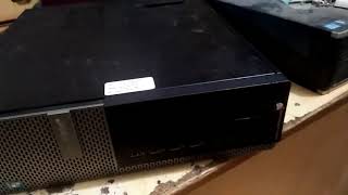 dell optiplex 7010  orange light blinking