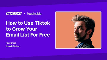 How to Use Tiktok to Grow Your Email List For Free