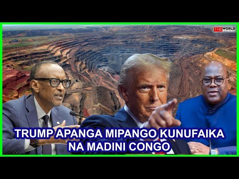 MIPANGO YA TRUMP KUIBA MADINI YA CONGO YAFICHULIWA ATUMIA MBINU YA KUTATUA MZOZO AYAPATE KWA URAHISI