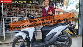 MODIF VARIO160 PART-1 : GANTI BAN KE UKURAN LEBIH BESAR (PROPER) | Motovlog Vario 160