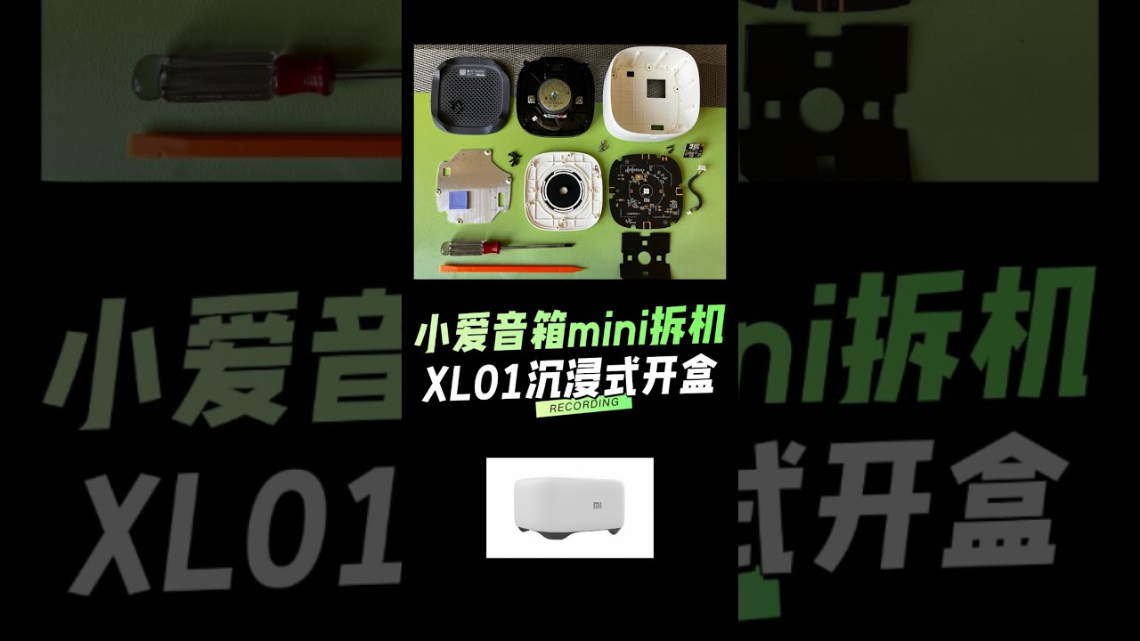 小米小爱音箱XL01沉浸式开盒