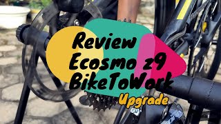 Review Sepeda Lipat Ecosmo Z9 Bike To Work (Upgrade)