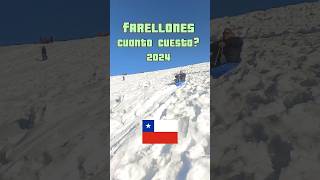 Farellones la Nieve a 30 min de Santiago de Chile cuanto cuesta? #farellones