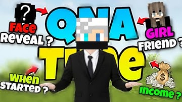 FIRST QNA 😍100 SUBSCRIBERS SPECIAL QNA || Gf Name , Face Reveal...