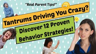 12 Proven Behaviour Management Strategies for Parents & Teachers |Handle Tantrums & Behaviour Issues