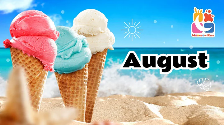 Fun Facts About August for Kids🌞Months of the Year for Preschool Learning🍉Educational Video for Kids