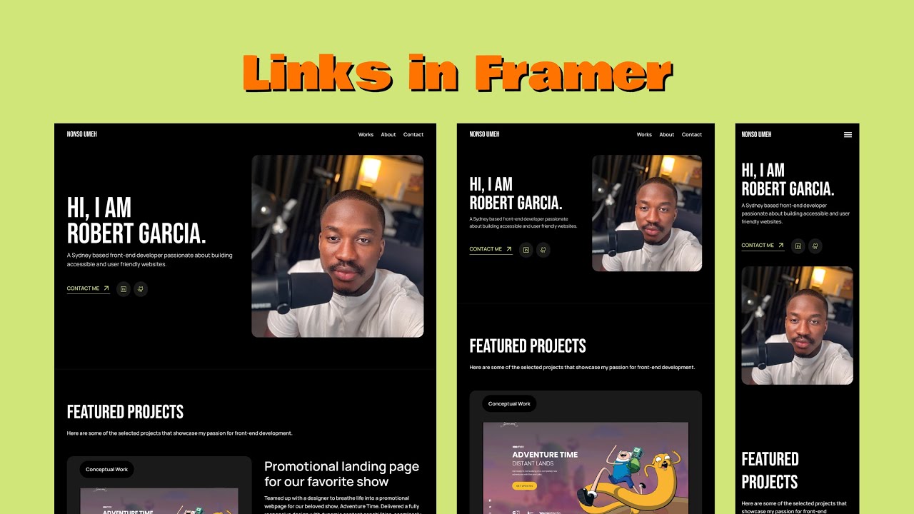 Framer for Absolute Beginners: Build Your First Website course cover