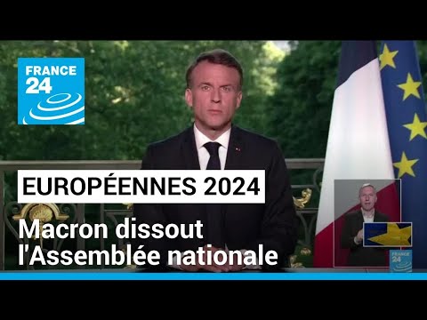 Emmanuel Macron dissolves the National Assembly after the victory of the far right in the Europea...