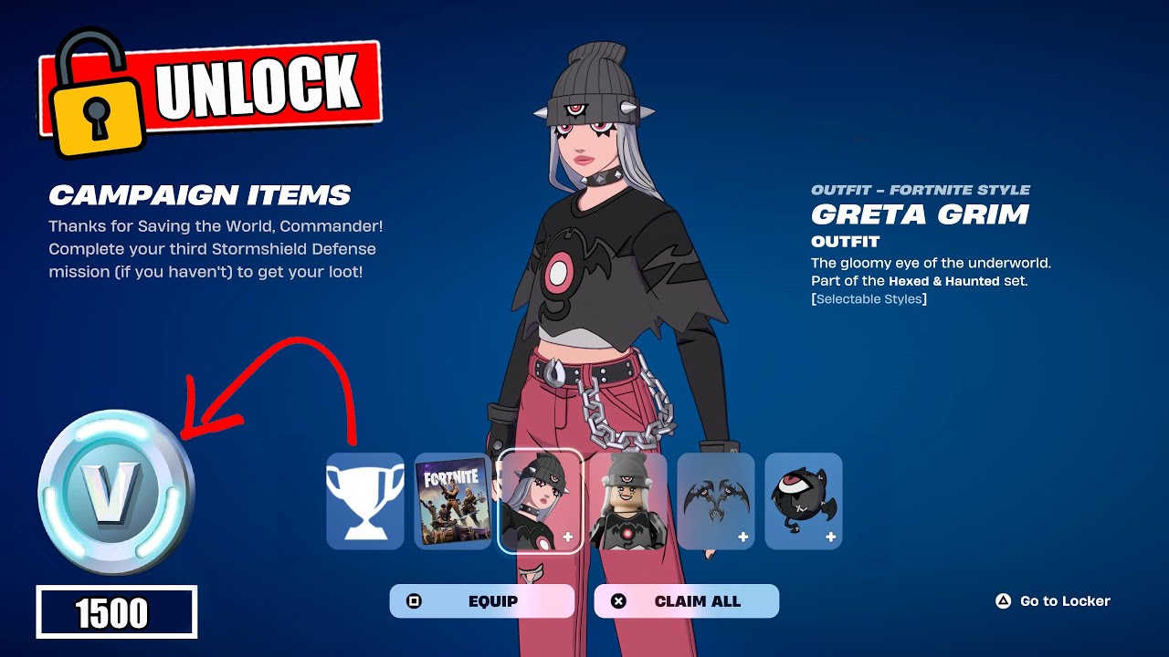 Fortnite Item Shop | Hexed & Haunted Pack (+1500 Vbucks) - YouTube