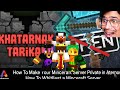 How To Make Your Minecraft Server Private in Aternos | How To Whitelist a Minecraft Server