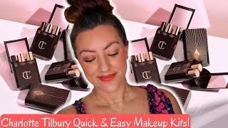 CHARLOTTE TILBURY QUICK & EASY 5 MINUTE MAKEUP KITS!! Are They Really QUICK & EASY?