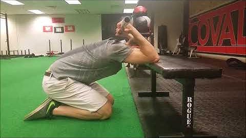 Thoracic Extension and Lat Tricep Stretch on Bench