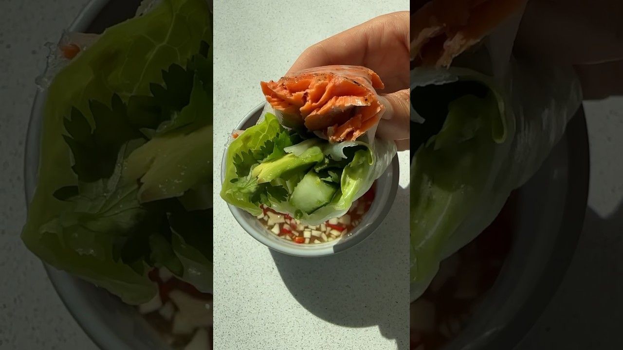 Salmon Summer Rolls 