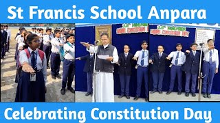 St Francis School Anpara Celebrates Consution Day वधन