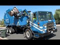 Republic Services Loud Revving Autocar ACX Heil Rapid Rail Garbage Truck 2813 on Heavy Organics