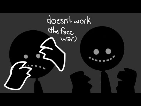 Doesn’t work / animation meme / the face war (backrooms) flash warn at end