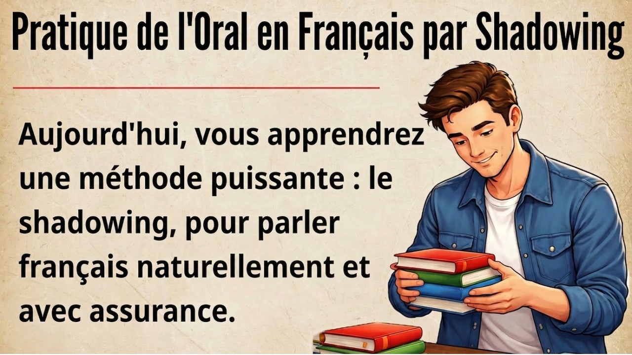 Parlez Français Couramment avec le Shadowing || Histoire simple pour débutants (A1–A2)