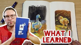 Tips for Your Art Practice: Sketchbook Flip-Through