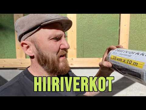 Hiiriverkon asennus autotalliin
