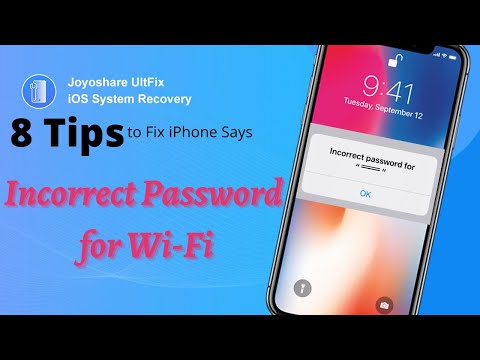Fix iPhone Says Incorrect Password for Wi-Fi | Joyoshare UltFix