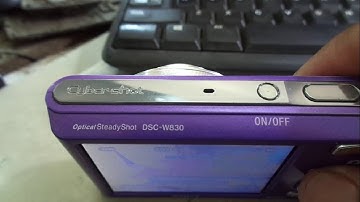 SONY dsc-w830 buffer overflow writing to the media was not completed in time.