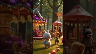 Carnival in the Woods: A Forest of Fun! #shortvideo #shorts #kidsvideo #animation