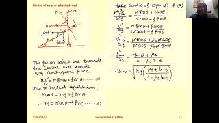 11-Ch-5-Laws of Motion-Circular motion, Motion on a banked curved road, Ex.-5.10,5.11,5.12