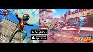 Looking for How to play Stickman Rope Hero 2021? | Flying Hero Crime City screenshot 2