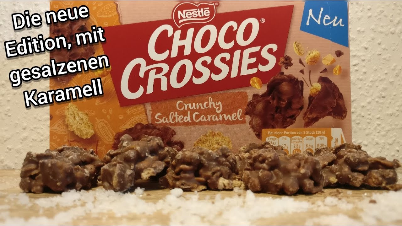 Choco Crossies Crunchy Salted Caramel - YouTube