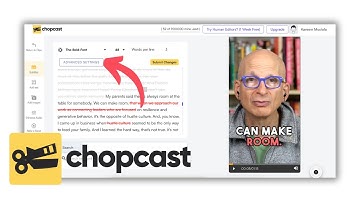 Chopcast Tutorial 2024 | How to use chopcast AI video editor