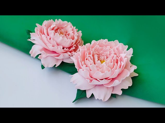 Красивые цветочки из фоамирана