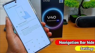 how to change nevigesan bar on vivo V40,V40 pro || vivo V40 back button settings