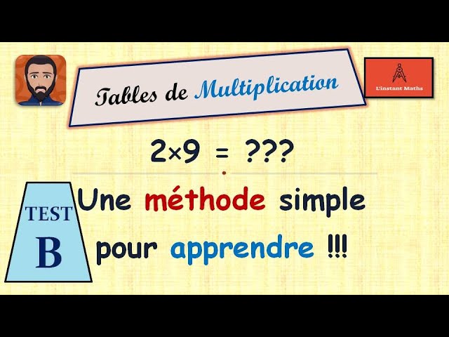 Tests : tables de multiplication