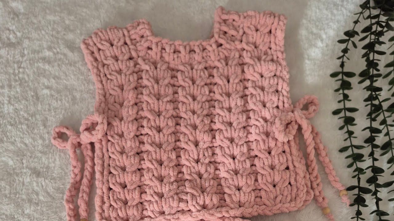 Свитер Alize Puffy Fine с завязками сбоку 🎀 #alizepuffyfine #sweatermodel #puffyvest