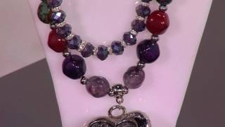 Como Hacer Collar en Ensamble con Piedras y Cristales- HogarTv por Juan  Gonzalo Angel - YouTube