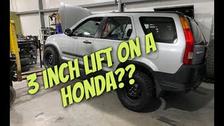 How to lift your 200206 CRV 3 inches with the HRG Ultimate kit!!