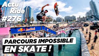 Skaters vs. impossible course! Huge road gap on a motorcycle! A diver narrowly escapes disaster!