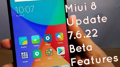 Miui 8 Update 7.6.22 Beta Developer Weekly Features | Hindi