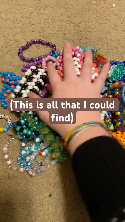 Casper’s Kandi tour 😥/ what i could find #kandi #therian #furry #alterhuman #otherkin #antizoo