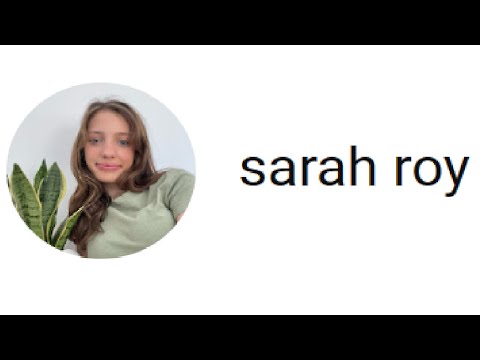 SUBSCRIBE ALERT: Sarah Roy