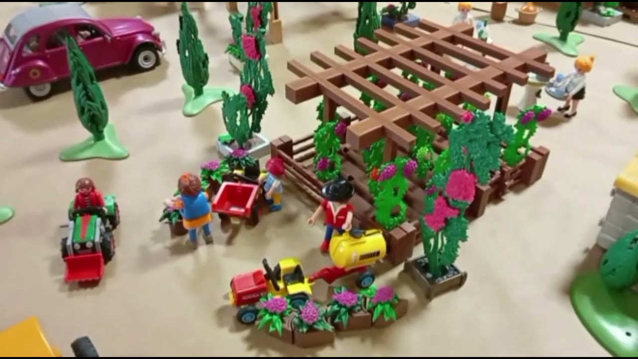 Así se hizo... La exposición de Playmobil. Fiesta de la vendimia en  Langa de Duero. por AESCLICK 