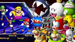 Mario Party 9  Boss Rush Challenge  All Boss Battles (Master Difficulty)