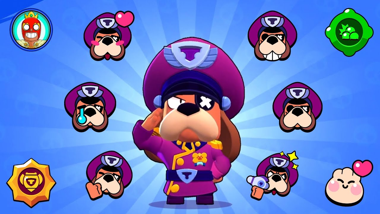 Colonel Ruffs Gameplay Winning Losing Animation Star Power Gadget Colonel Ruffs Brawl Stars Youtube - emotes brawl stars stickers