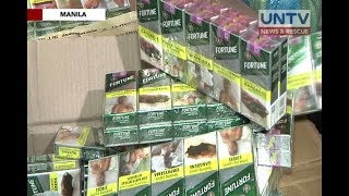 P18.5 milyong halaga ng pekeng sigarilyo, nakumpiska ng BOC