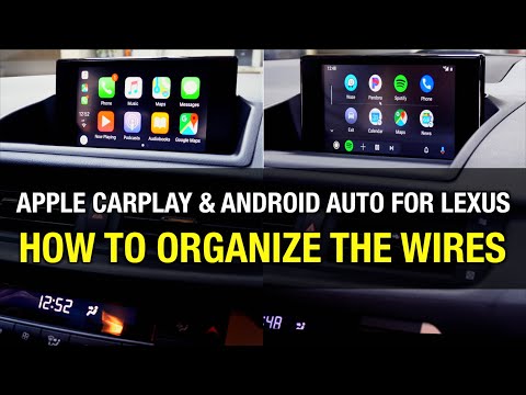 Beat-Sonic Apple CarPlay 및 Android Auto for Lexus 전선 정리 방법