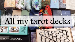 All my tarot decks | Deck collection 2023