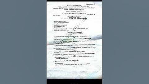 Degree 2nd sem b.com question papers osmania university