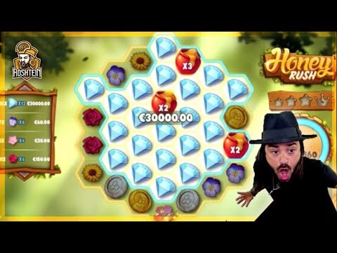 HONEY RUSH 758X BIG WIN! - Roshtein Stream Highlight