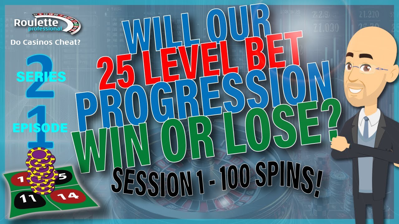 Roulette Progression - 25 Bet Levels - Will it Win or Lose - DCC S2E1